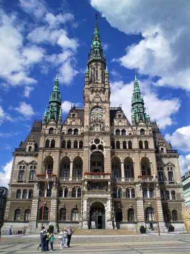 Town hall in Liberec, city where we are from.