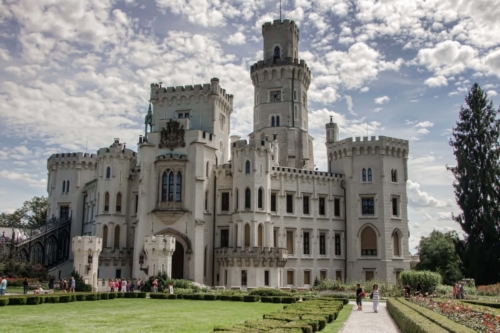 Hluboka château.It is consider one of the beautifuls castles in the Czech Republic.