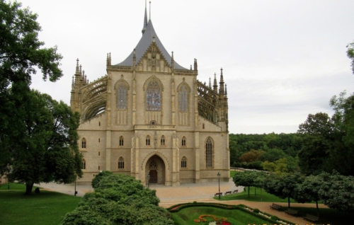 St. Barbara cathedral, 14th century.Most significant monument in Kutná Hora. Saint Barbara was patron of miners.