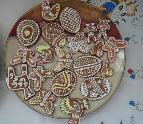 Gingerbread, we make this on Easter or on Christmas